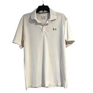 Men’s White Under Armour Polo